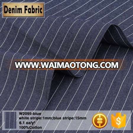 w2095 100%Cotton Material and In-Stock Items Supply Type Blue jean denim fabric